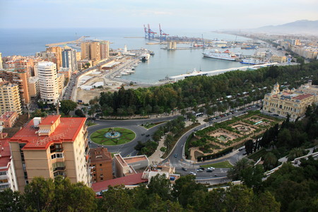 Puerto de Malaga, Spainのeditorial素材