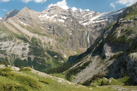 Cirque de Gavarnie in French Pyreneesの写真素材