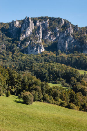 Sulov mountains in Northern Slovakiaの写真素材