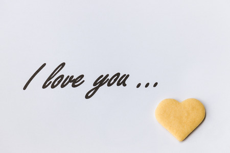 I love you letterの写真素材