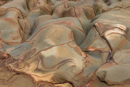 close up of eroded rocksの写真素材