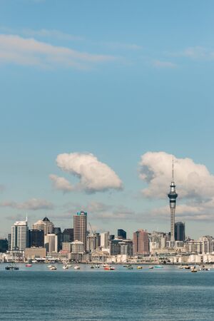 Auckland downtown on sunny dayのeditorial素材