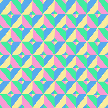 Triangle Symmetry Vintage Pattern のイラスト素材