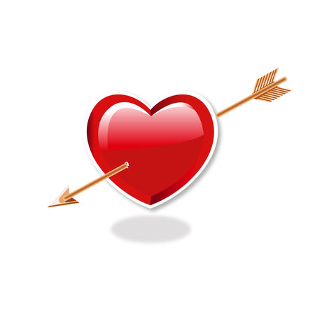 Heart And Arrowのイラスト素材