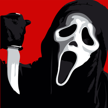 Scream Scary Horror Illustrationのイラスト素材