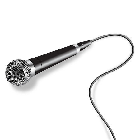 Microphone Vector Illustrationのイラスト素材