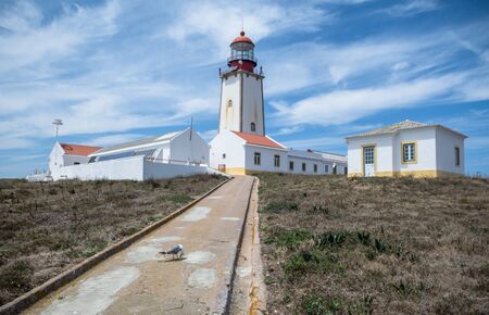 view at Farol da Berlenga on berlengas island summer located off western coast of portugalの写真素材