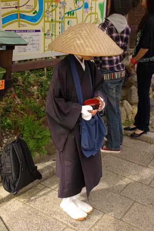 Buddhist Monkの写真素材
