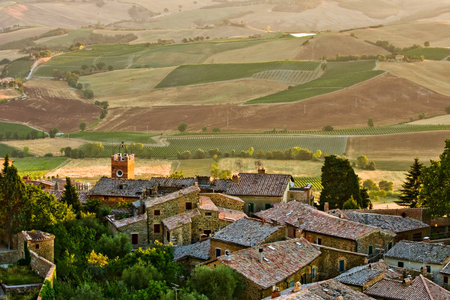 Vicinities of an old Italian cityの写真素材