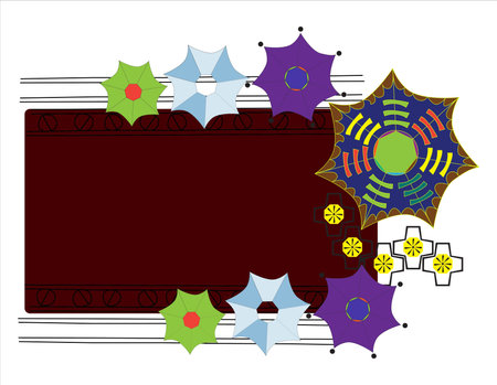 Artistic label designのイラスト素材