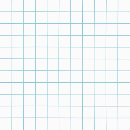 Hand drawn square paper sheet. Cell pattern blank paper template. vector illustration