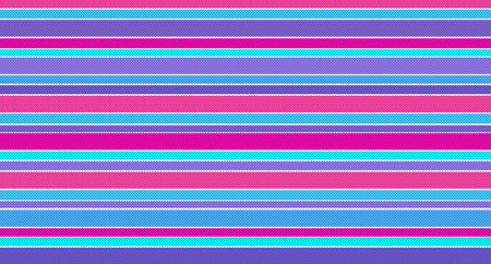 Abstract simple pop art style bright background with pink, blue and purple stripes. Colored background with polka pattern. Vector illustrationのイラスト素材