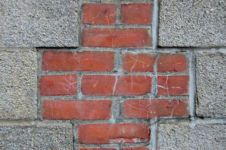 brick and stone backgroundの写真素材