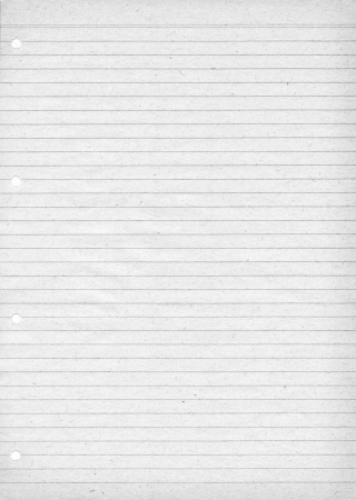 White lined paper for notes with visible paper patternの写真素材