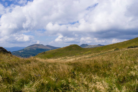 Bieszcady Mountains is one of the wildest regions of Poland (Europe), National Park area and UNESCO  Worldwide Biosphere Reserve regionの写真素材
