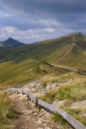 Bieszcady Mountains is one of the wildest regions of Poland (Europe), National Park area and  Worldwide Biosphere Reserve regionの写真素材