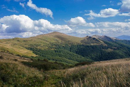 Bieszcady Mountains is one of the wildest regions of Poland (Europe), National Park area and Worldwide Biosphere Reserve regionの写真素材