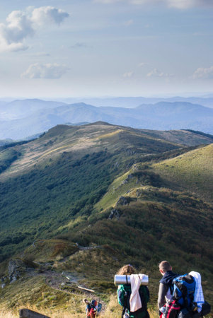 Bieszcady Mountains is one of the wildest regions of Poland (Europe), National Park area and UNESCO  Worldwide Biosphere Reserve regionの写真素材