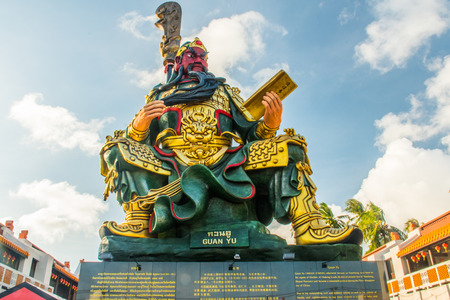 Chinese Temple on the Koh Samui Island in Thailandの写真素材