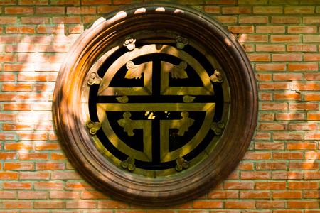 Mysterious temple of Trang An Landscape in Ninh Binh in Vietnamの写真素材