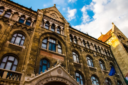 National Archives of Hungary in Budapest, Europeの写真素材