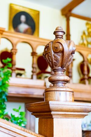 Radun, Czech Republic, 7 April 2019 - The interior of Radun Castle, located near Opavaのeditorial素材