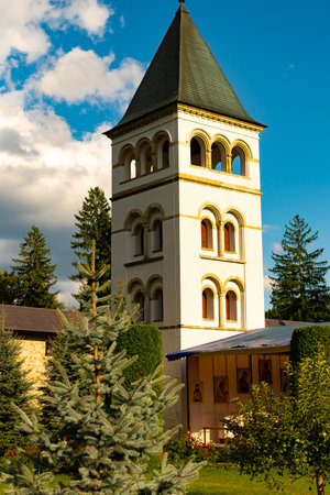 Putna Monastery, Bucovina, Eastern Carpathians, Romania.