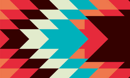 Vector seamless pattern. Modern stylish texture. Repeating geometric triangular grid. Simple graphic design. Trendy hipster sacred geometry.のイラスト素材