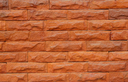 Close up of a brick-wall, stone wall texture and background