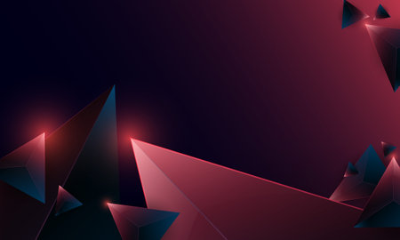 Abstract dark purple polygon triangles shape pattern on background. Illustration Vector design...
