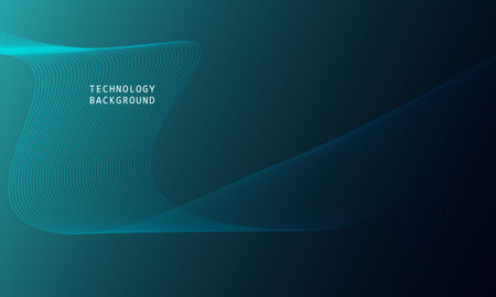abstract wave technology background with blue light smooth and flow. Big data. Abstract background...
