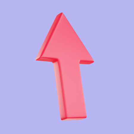 3D render arrows with realistic icons, Arrow pointers, and mouse cursor. Computer interface.の写真素材