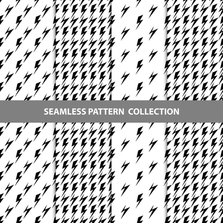 Vector Abstract Geometric Seamless Pattern Design Collectionのイラスト素材