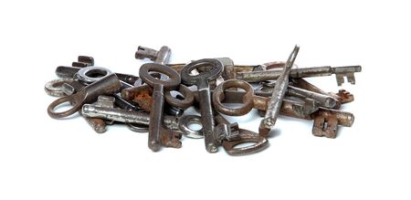 old rusty keysの写真素材