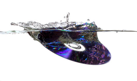 cd in water