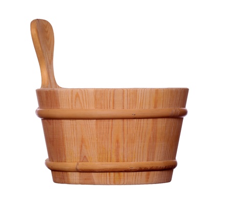 wooden bowlの写真素材
