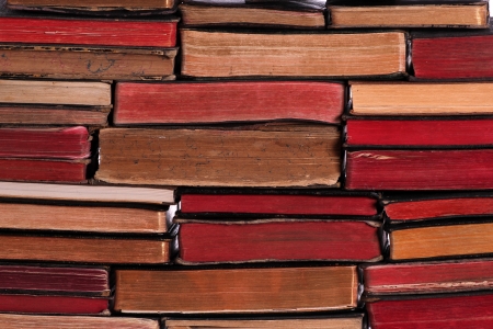 background of very old booksの写真素材
