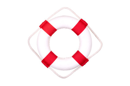 life bouy isolated