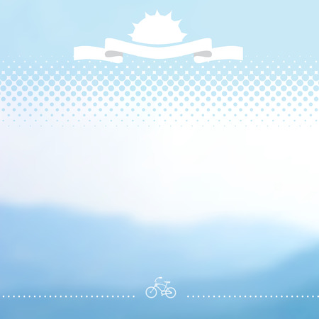 Mountain blurred background. Abstraction. Illustration for web and mobile interface template. Backdrop for web design. Vector picture. Concept. Space for textのイラスト素材