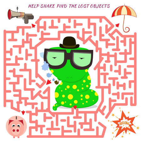 Maze vectorのイラスト素材