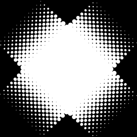 Halftone illustrator. Halftone dots. Halftone effect. Halftone pattern. Vector halftone dots. Dots on  background. Vector Halftone Textureのイラスト素材