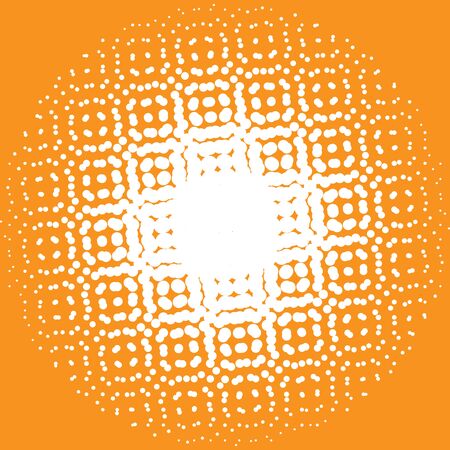 Halftone illustrator. Halftone dots. Halftone effect. Halftone pattern. Vector halftone dots. Dots on  background. Vector Halftone Textureのイラスト素材