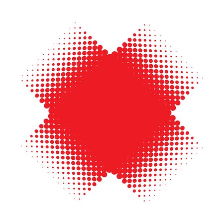Halftone illustrator. Halftone dots. Halftone effect. Halftone pattern. Vector halftone dots. Dots on  background. Vector Halftone Textureのイラスト素材