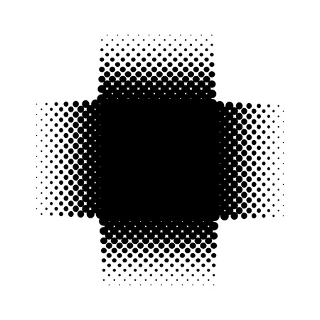 Halftone illustrator. Halftone dots. Halftone effect. Halftone pattern. Vector halftone dots. Dots on  background. Vector Halftone Textureのイラスト素材