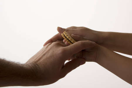 Hands Together for a familyの写真素材