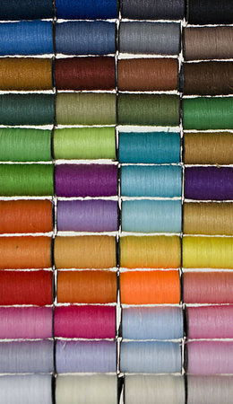 Some threads for sewing of various colors