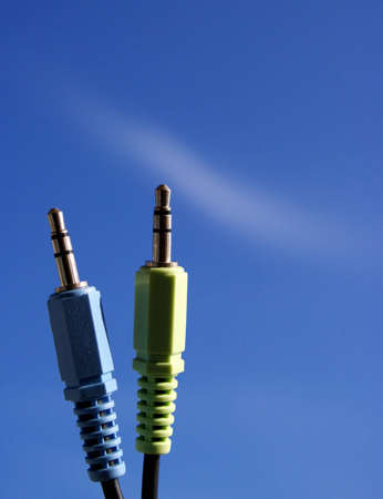 Various objects with the blue sky backgroundの写真素材