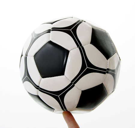 A soccer ball with a white background isolatedの写真素材