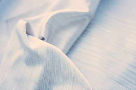 background folds of silk fabric backgroundの写真素材