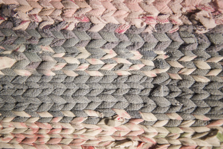 the texture of the home rag rug handmade